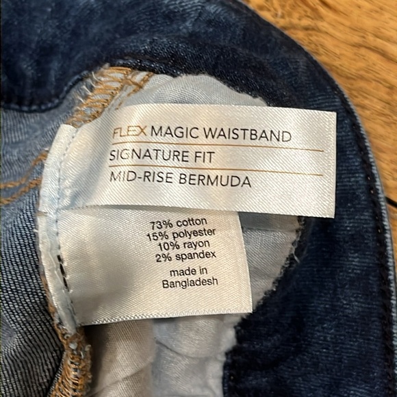 Lane Bryant Denim Bermuda Shorts - Picture 3 of 4